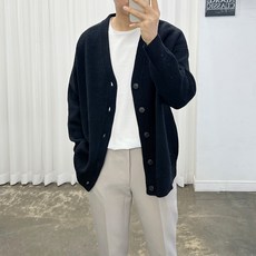 Adore Classic 男士 Port 寬鬆版羊毛針織開襟衫