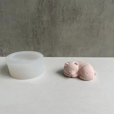 Homeflow 北極熊香氛石膏室內裝飾矽膠模具 02, 單一顏色