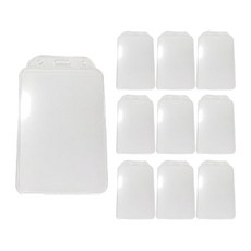 Point CM 員工識別證軟質套 (直式), 10個, 透明