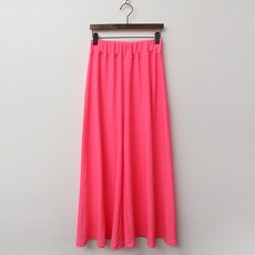 빼빼 여성용 허리밴딩 피그먼트워싱 7부 와이드핏 큐롯팬츠