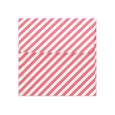 正方形信封, 斜紋紅色, 50個