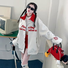 미소파파 아동용 포커스 스트라이프 재킷