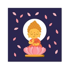 ADICO 帆布 DIY 傑作繪畫佛 PR14 25 x 25cm, 混色