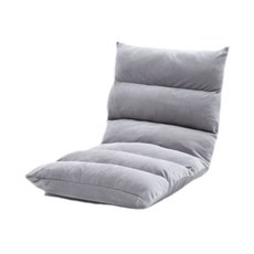 피티즘 린넨 좌식 리클라이너 의자, 그레이