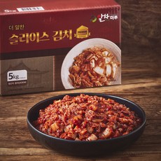 더알찬 슬라이스 김치, 5kg, 1개