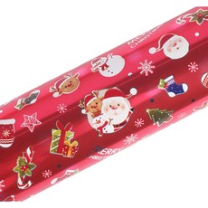 聖誕節金屬鍍膜包裝紙 Hello Santa 大號, 紅色, 2個