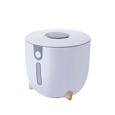 스마트커버 진공 쌀통 03 10kg, 그레이, 1개