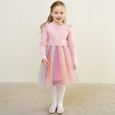 andiapple 女童 Oh My Love 紗質洋裝