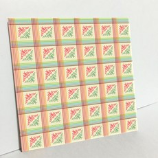 HTP 傳統圖案磁磚 蝙蝠動物紋 K0581 1000981, 1個