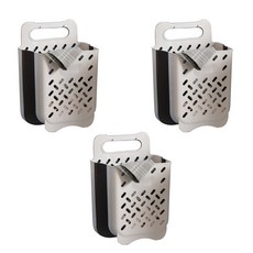 DG生活壁掛折疊洗衣籃 L DG-27, GY, 3個