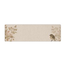 半島良品 輕回彈減壓皮革地墊 長款 111, 花布繡眼鳥