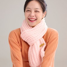 데이닉 와플 니트 머플러