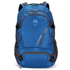 SHUAIBO 男款戶外背包 GH74_RD_443, 藍色