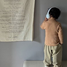 GOINGKIDS 兒童大版針織高領衫