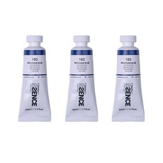신한에쎈스 아크릴 컬러 물감 Tube A 시리즈 프러시안 블루 3p, 1색, 50ml