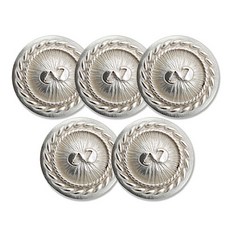 코트 가디건 단추 모아나 23mm, 은버닝, 5개