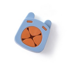 하로아 누르는 핸드타올 걸이 5 x 5 x 2.3 cm, 블루, 1개