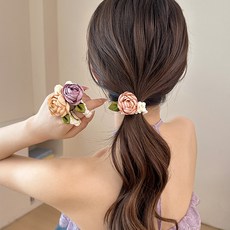 디멜디 플라워 미니 곱창밴드 헤어띠 3종 세트