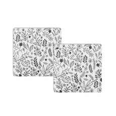 Syracuse CHINA 電磁爐方形保護墊 小, 2個, 森林 灰色