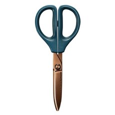 KOKUYO 國譽 SAXA 空氣彈力剪刀 鈦加工不沾黏, 深藍色, 1支