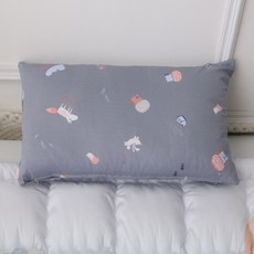 BEAUTE HOUSE 露營用枕套, 灰色動物款