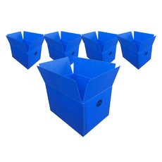 Kwangdong 防割手搬運箱, 藍色, 5個