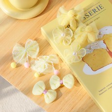 아기코끼리 왈츠진주 헤어핀 4종 x 2p 세트