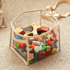 로체스터 다용도 스퀘어 정리함 M, 투명, 2개