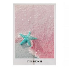 마켓에이 핑크컬러 파티션 도어커튼