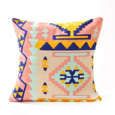Moment 波西米亞彩色幾何抱枕套 CV-EF67