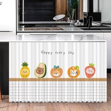 아티홈 애니멀 귀여운 벨크로 캐비닛 커튼