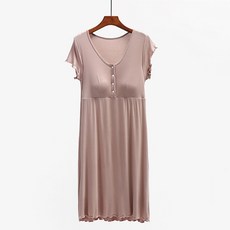 素色哺乳連身裙