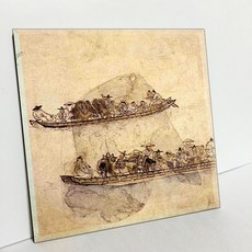 TDP 名畫磁磚 E3 金弘道 渡船