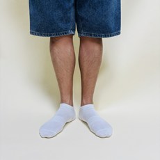 CAPACCI 男士Air Socks運動踝襪 10雙, 1套, 白色
