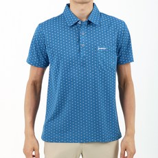 男款韓國製四向彈性圖案短袖高爾夫T恤 YCGJ52