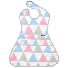 플리에 방수 전신턱받이, 49 핑크삼각, 1개, 1매