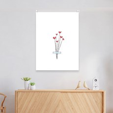 끌래망스 플렌테리어 컨셉 일반원단 실사 롤스크린