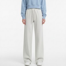 marketpia 女款直筒高腰運動鬆緊長褲