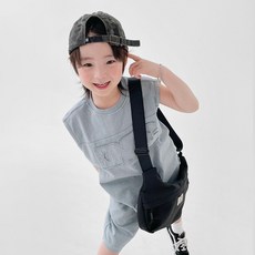 베리클로젯 클라우드 피그먼트 나시 + 반바지 트레이닝 상하의 세트
