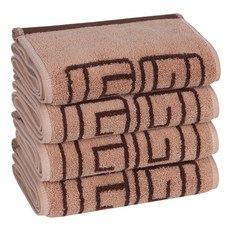 GUY LAROCHE 紗染運動毛巾 20 x 100 cm, 棕色, 4個