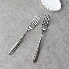 블룸엣홈 국산 스텐 양식기포크 대 304, 단품, 2개