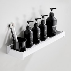 MONACO OLIVE Metal Line 現代鋼製層架 一般型 40 + Sealant Fix 套組, 白色, 1套