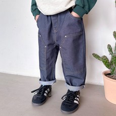 Ador Bebe 兒童鉚釘丹寧工作褲