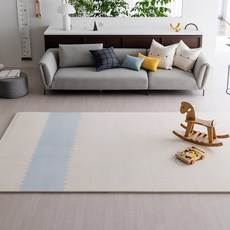 따사룸 놀이방 층간소음 PE 퍼즐매트, 바닐라 아이보리, 16개