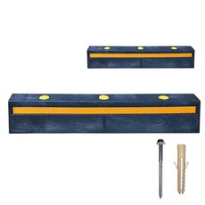 東光安全 橡膠型停車擋塊 標準型 瀝青用, 2個, 海軍藍