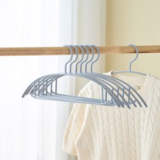 LIV MOM 防肩角基本款針織衣架, 20個, 灰色