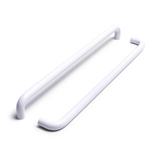 把手世界 14Φ 基本款 雙孔 家具把手 白色 P320, 2個