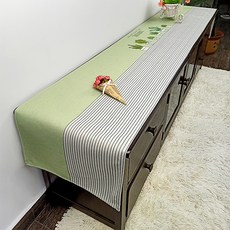 PDS 홈 미니멀 라이프 현대적인 테이블 러너, 06, 40 x 280 cm