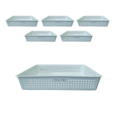 Deco A4收納籃, 白色, 6個