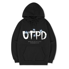 언탭트 빅사이즈 플라워 UTPD 기모 후드티셔츠
